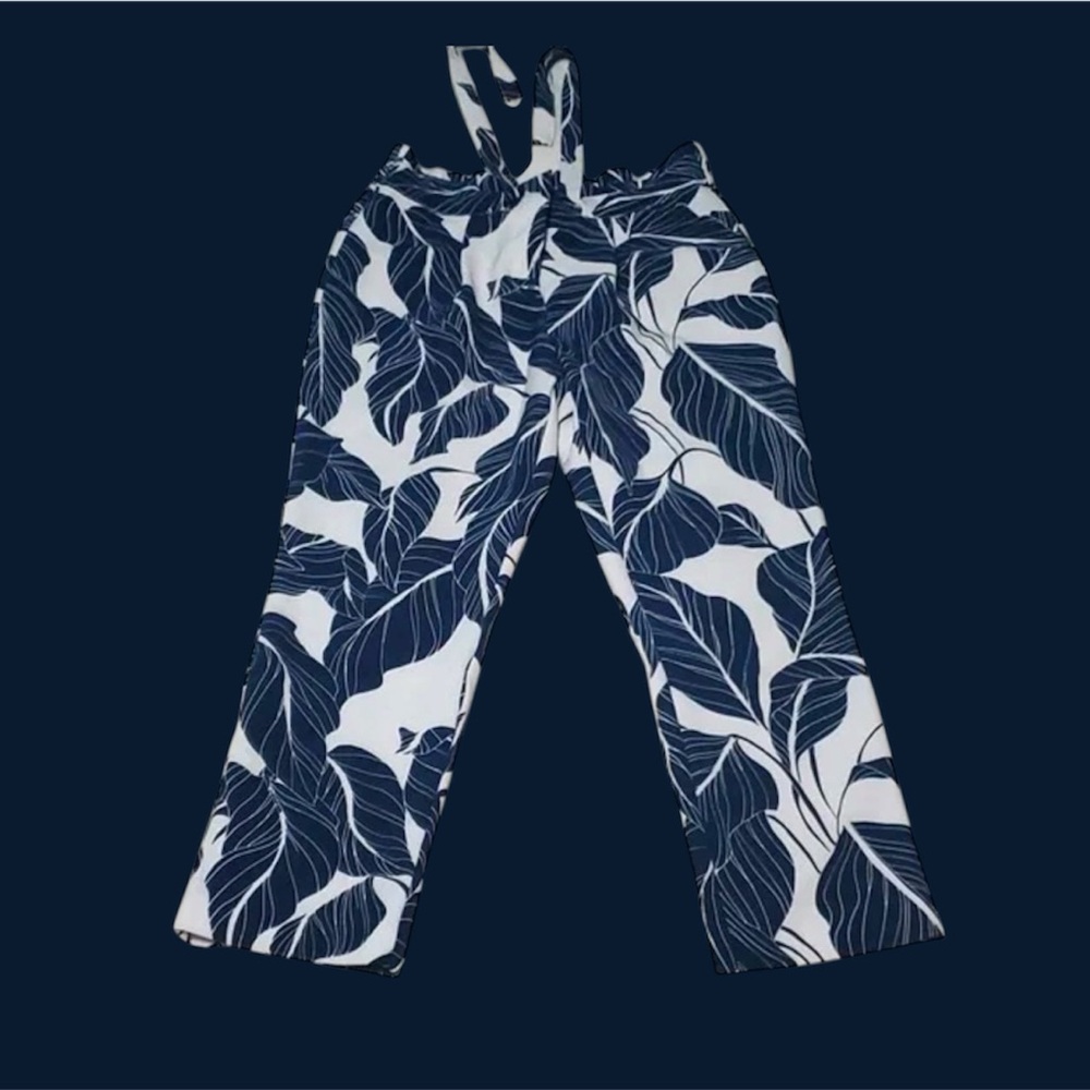 Liz Claiborne NWOT Tropical Palm Leaf Pants